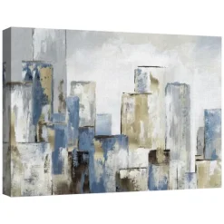 Kirkland's Home Blue City Canvas Art Prints, Set Of 2- Canvas Art