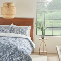 Kirkland's Home Blue Cloud Floral King 3-Pc. Comforter Set- Comforters