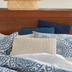 Kirkland's Home Blue Cloud Floral King 3-Pc. Comforter Set- Comforters