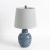 Kirkland's Home Blue Elaine Table Lamp- Table Lamps