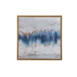 Kirkland's Home Blue Embrace Gold Foil Framed Art Print- Framed Art