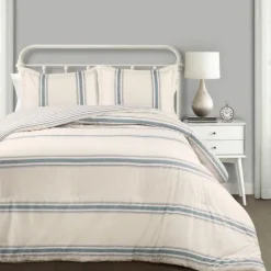 Kirkland's Home Blue Farmhouse 3-Pc. Full/Queen Comforter Set- Comforters