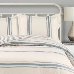 Kirkland's Home Blue Farmhouse 3-Pc. King Comforter Set- Comforters