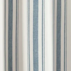 Kirkland's Home Blue Farmhouse Stripe Curtain Panels, Set Of 2- Curtains & Drapes