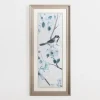 Kirkland's Home Blue Floral Bird I Framed Art Print- Framed Art
