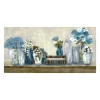 Kirkland's Home Blue Floral Desk Giclee Canvas Print, 40X20 In.- Canvas Art