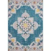 Kirkland's Home Blue Floral Medallion Outdoor Area Rug, 7X9- Outdoor Rugs