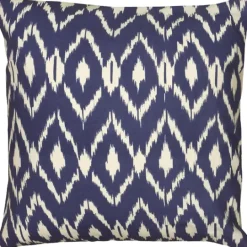 Kirkland's Home Blue Fractured Ikat Pillow- Pillows