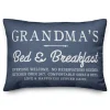 Kirkland's Home Blue Grandma'S Bed And Breakfast Accent Pillow- Pillows