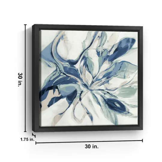 Kirkland's Home Blue Halcyon Framed Canvas Art Print- Canvas Art
