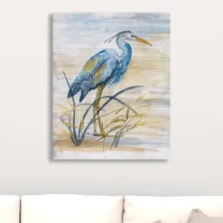 Kirkland's Home Blue Heron Giclee Canvas Art Print- Canvas Art