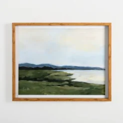 Kirkland's Home Blue Inkland Framed Art Print- Framed Art