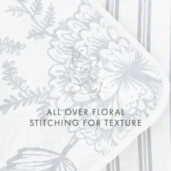 Kirkland's Home Blue Jacobean Reversible 2-Pc. Twin Quilt Set- Quilts