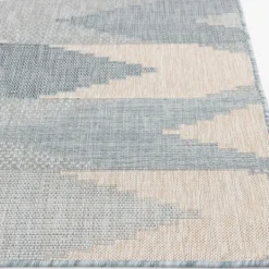 Kirkland's Home Blue Malibu Arrows Outdoor Area Rug, 7X9- Outdoor Rugs