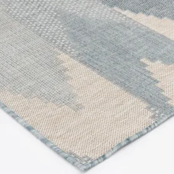 Kirkland's Home Blue Malibu Arrows Outdoor Area Rug, 7X9- Outdoor Rugs