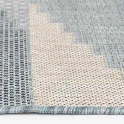 Kirkland's Home Blue Malibu Arrows Outdoor Area Rug, 7X9- Outdoor Rugs
