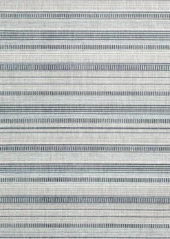 Kirkland's Home Blue Malibu Stripes Outdoor Area Rug, 7X10- Outdoor Rugs