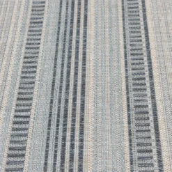 Kirkland's Home Blue Malibu Stripes Outdoor Area Rug, 7X10- Outdoor Rugs