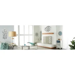 Kirkland's Home Blue Metal And Rope Wall Clock, 17 In.- Clocks