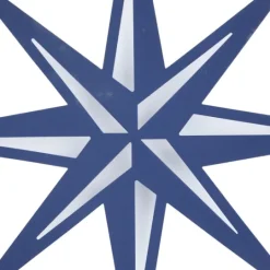 Kirkland's Home Blue Metal Layered Star Plates Wall Plaque- Wall Plaques