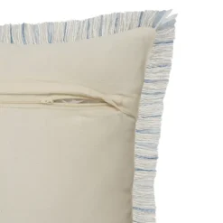 Kirkland's Home Blue Modern Interwoven Accent Pillow- Pillows