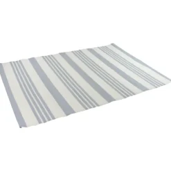 Kirkland's Home Blue Modern Stripes Outdoor Area Rug, 4X6- Outdoor Rugs