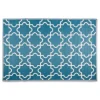 Kirkland's Home Blue Moroccan Trellis Outdoor Area Rug, 4X6- Outdoor Rugs