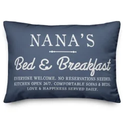 Kirkland's Home Blue Nana'S Bed And Breakfast Accent Pillow- Pillows