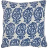 Kirkland's Home Blue Paisley Pattern Pillow- Pillows