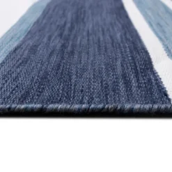 Kirkland's Home Blue Shades Striped Indoor/Outdoor Area Rug, 7X9- Outdoor Rugs