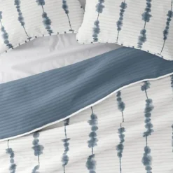 Kirkland's Home Blue Shibori Reversible 2-Pc. Twin Quilt Set- Quilts