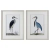 Kirkland's Home Blue Shore Birds Framed Art Prints, Set Of 2- Framed Art