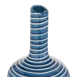 Kirkland's Home Blue Stoneware Vases, Set Of 3- Vases