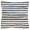 Kirkland's Home Blue Striped Textured Denim Pillow- Pillows