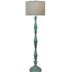 Kirkland's Home Blue Traditional Avignon Floor Lamp- Floor Lamps