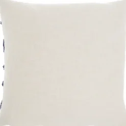 Kirkland's Home Blue Tufted Xoxo Cotton Throw Pillow- Pillows