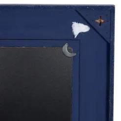 Kirkland's Home Blue Wood Frame Mirror With White Rope- Decorative Mirrors