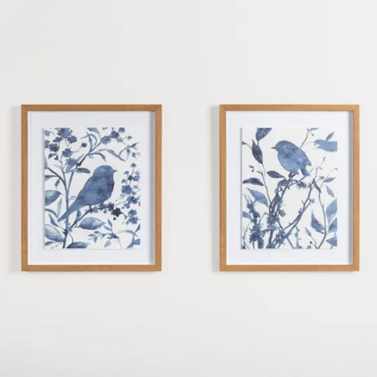 Kirkland's Home Bluebird On Branch I Framed Art Print- Framed Art