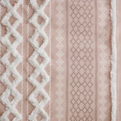 Kirkland's Home Blush Chenille Stripe Curtain Panel, 84 In.- Curtains & Drapes