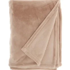 Kirkland's Home Blush Faux Sheared Mink Throw- Blankets & Throws