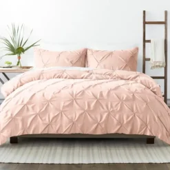 Kirkland's Home Blush Pinched 2-Pc. Twin Duvet Cover Set- Duvets