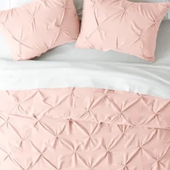 Kirkland's Home Blush Pinched 2-Pc. Twin Duvet Cover Set- Duvets