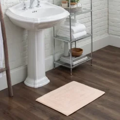 Kirkland's Home Blush Reversible Cotton Bath Mat, 45 In.- Bathroom Rugs