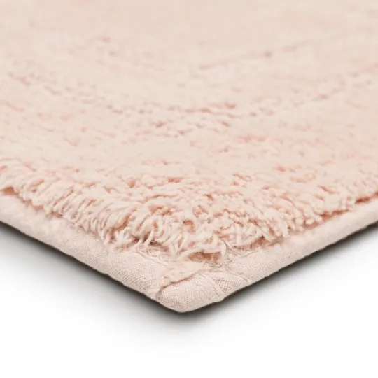 Kirkland's Home Blush Reversible Cotton Bath Mat, 60 In.- Bathroom Rugs