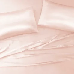 Kirkland's Home Blush Satin King 2-Pc. Pillow Case Set- Bed Sheets