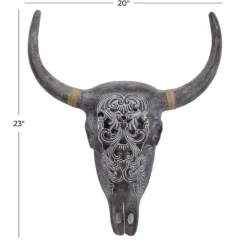 Kirkland's Home Bohemian Bull Wall Plaque- Wall Plaques