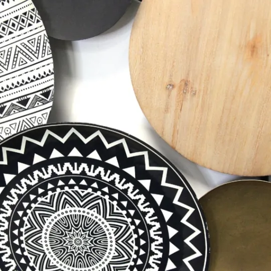 Kirkland's Home Boho Medley Plates Wall Plaque- Wall Plaques