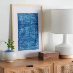 Kirkland's Home Bold Framed Textile Wall Plaque- Wall Plaques