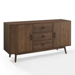 Kirkland's Home Bonnie Brown Midcentury Sideboard Cabinet- Cabinets & Sideboards