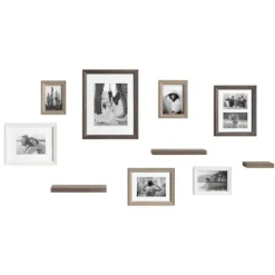 Kirkland's Home Bordeaux 10-Pc. Gallery Wall Frame And Shelf Set- Gallery Wall Frames